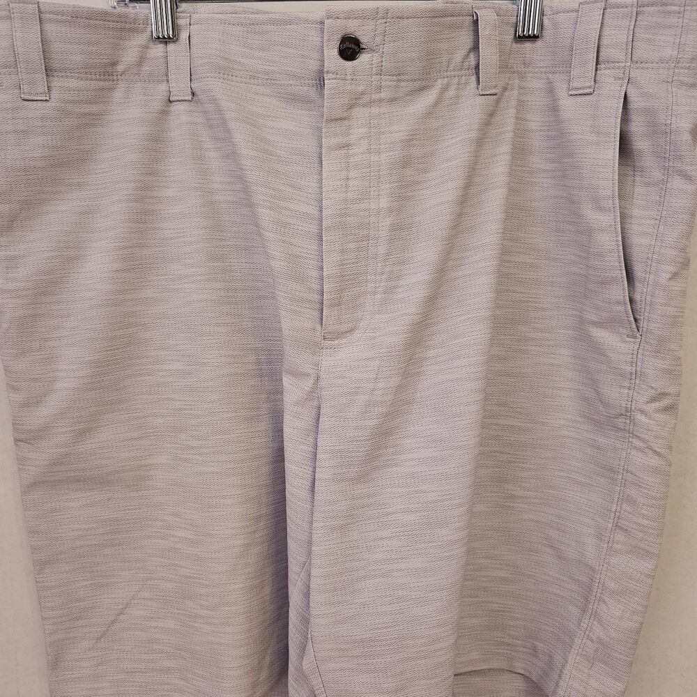 Mens Callaway Cream  Golf Shorts Sz 40 Flat  Performance Gorpcore Preppy  P0294